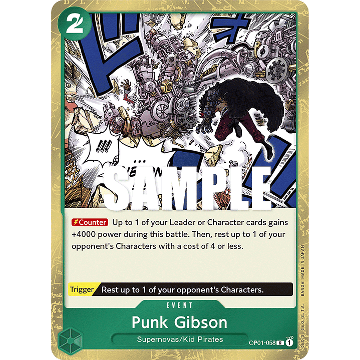 Punk Gibson  [OP01-058] 1