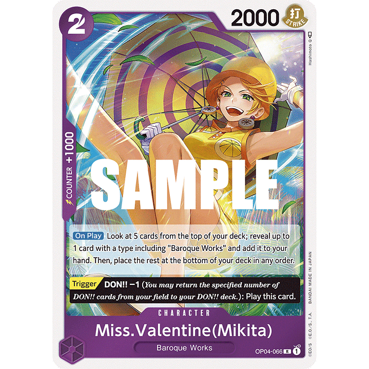 Miss.Valentine(Mikita)  [OP04-066] 1