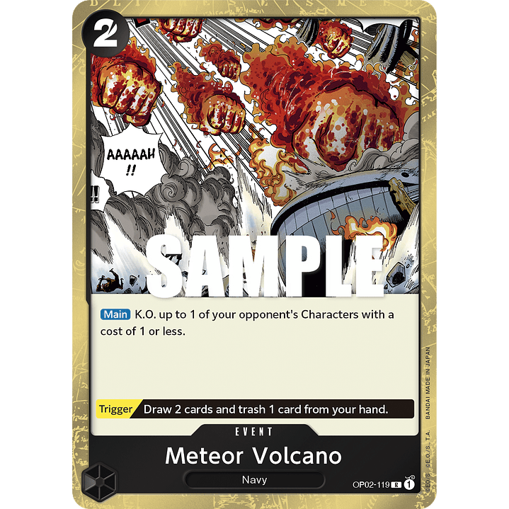 Meteor Volcano  [OP02-119] 1