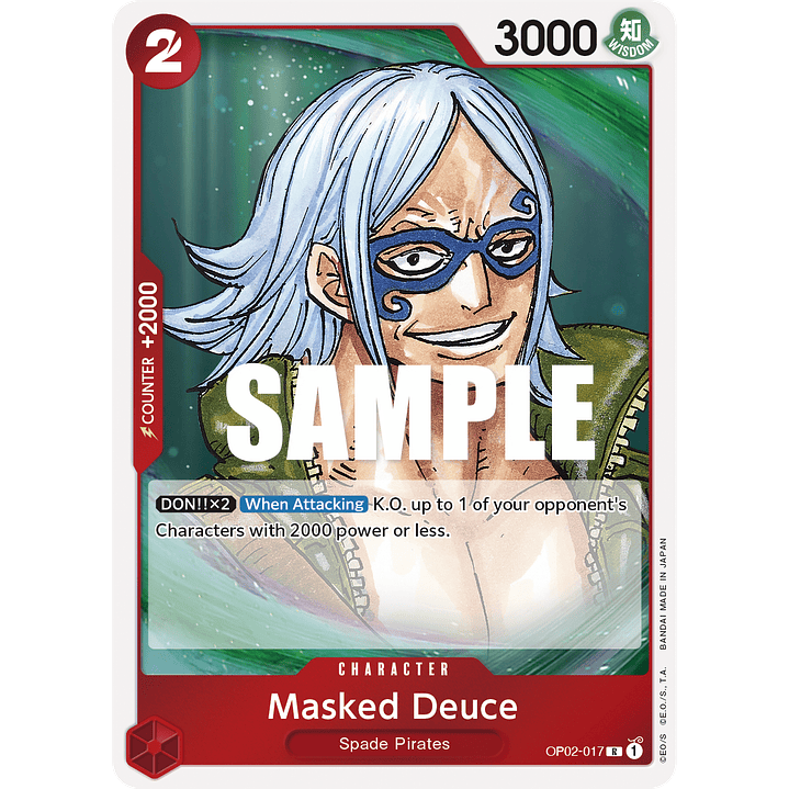 Masked Deuce  [OP02-017] 1