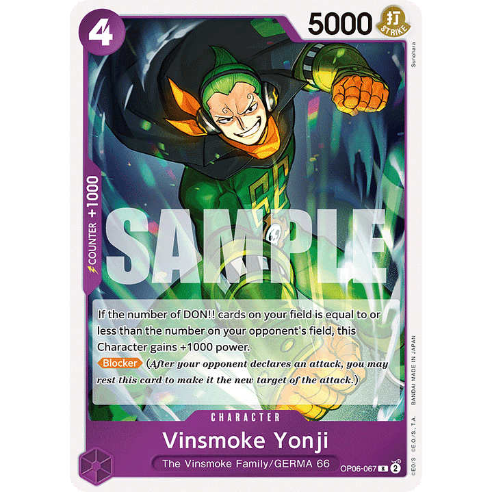 Vinsmoke Yonji (067)  [OP06-067] 1