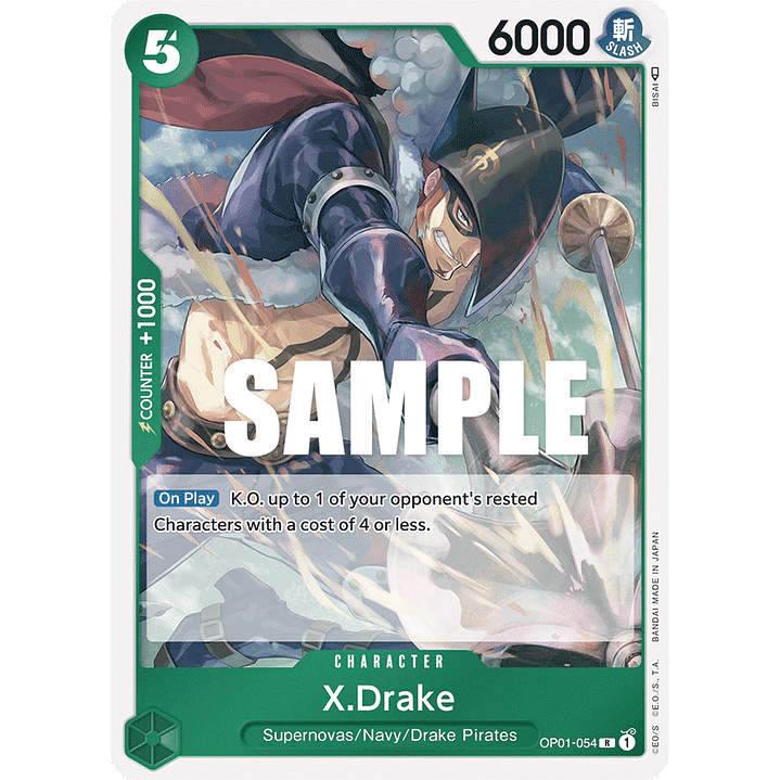 X.Drake (054)  [OP01-054] 1
