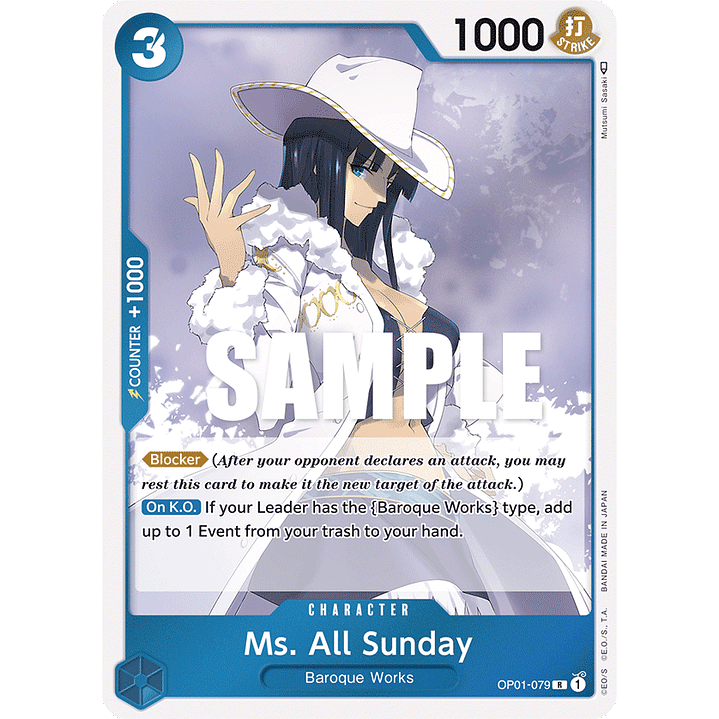 Ms. All Sunday  [OP01-079] 1