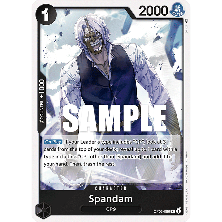 Spandam  [OP03-086] 1