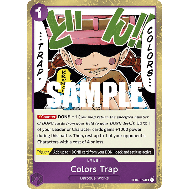 Colors Trap  [OP04-074] 1
