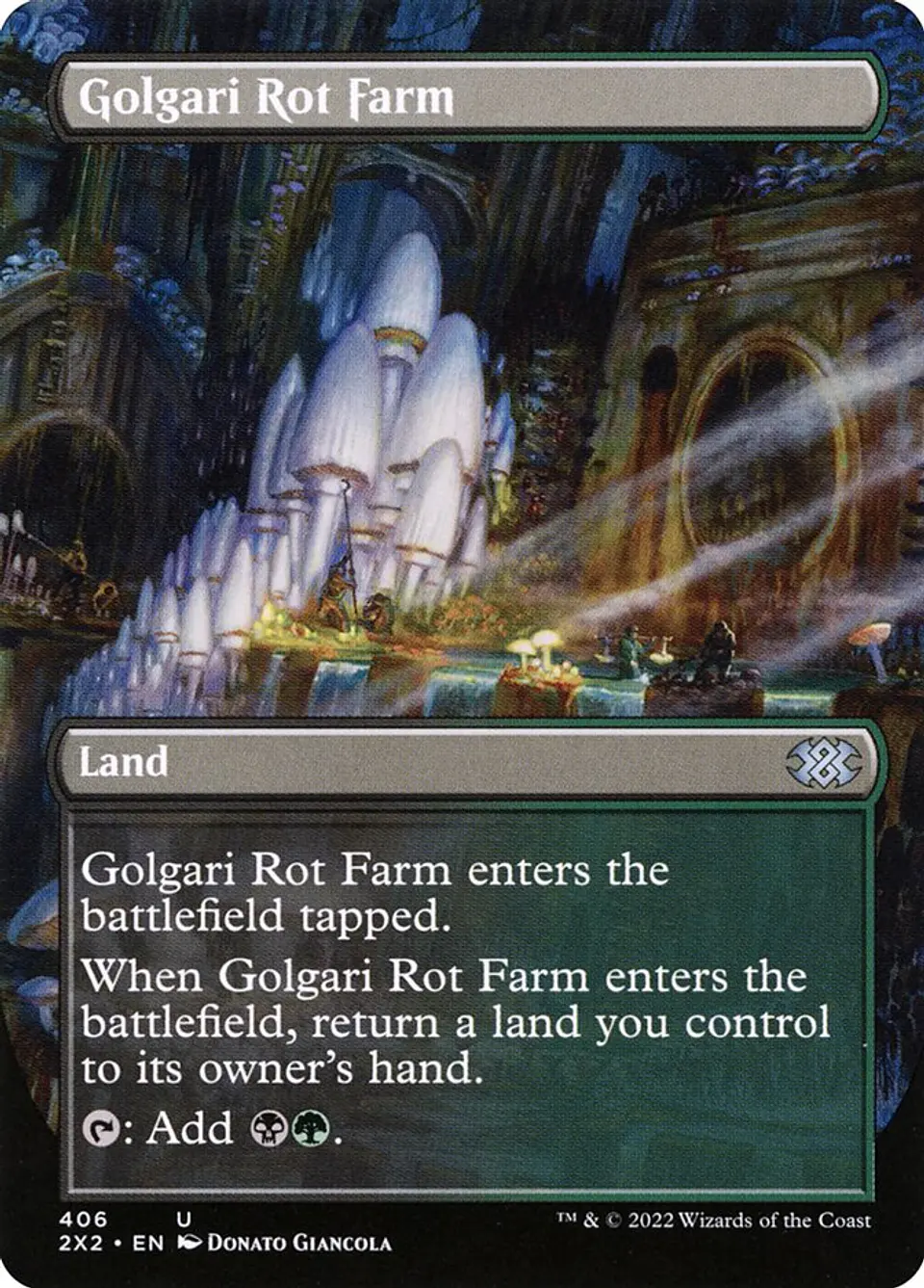 Golgari Rot Farm (Borderless) | Inglés | NM | 2X2 1