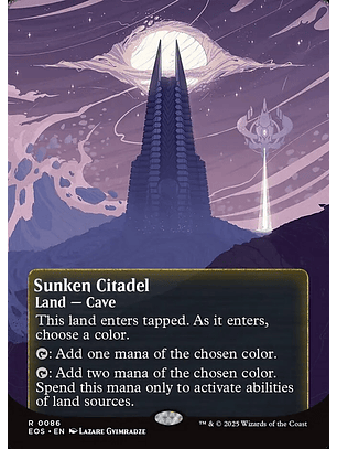 Sunken Citadel (Borderless foil) | Inglés | NM | EOS
