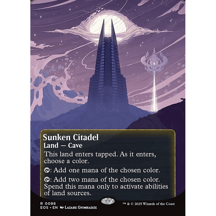 Sunken Citadel (Borderless foil) | Inglés | NM | EOS 1
