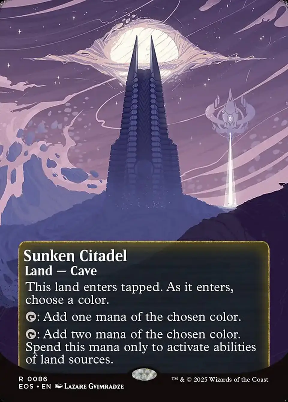 Sunken Citadel (Borderless foil) | Inglés | NM | EOS 1