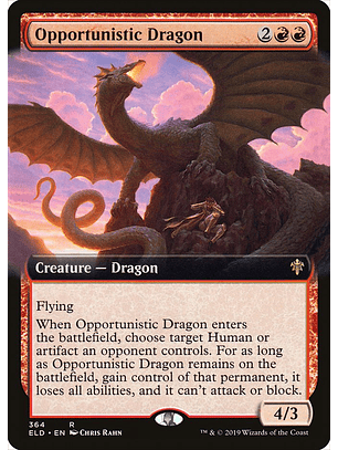 Opportunistic Dragon (Extended Art) | Inglés | NM | ELD