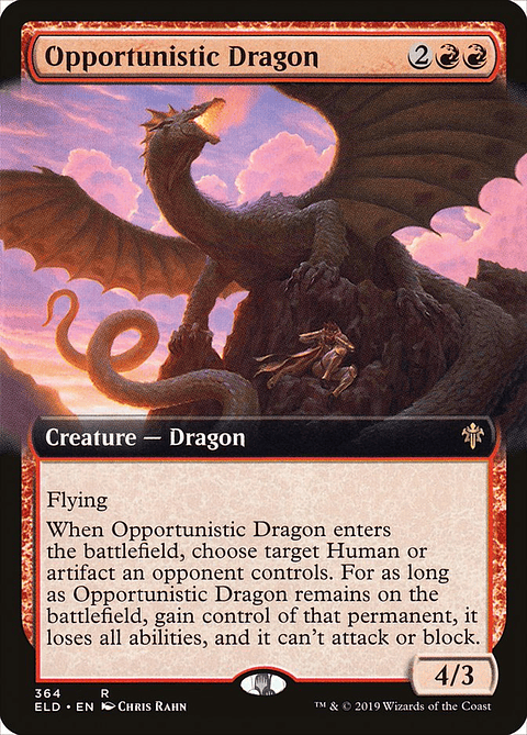 Opportunistic Dragon (Extended Art) | Inglés | NM | ELD
