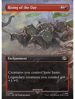 Rising of the Day (Borderless foil) | Inglés | NM | LTR