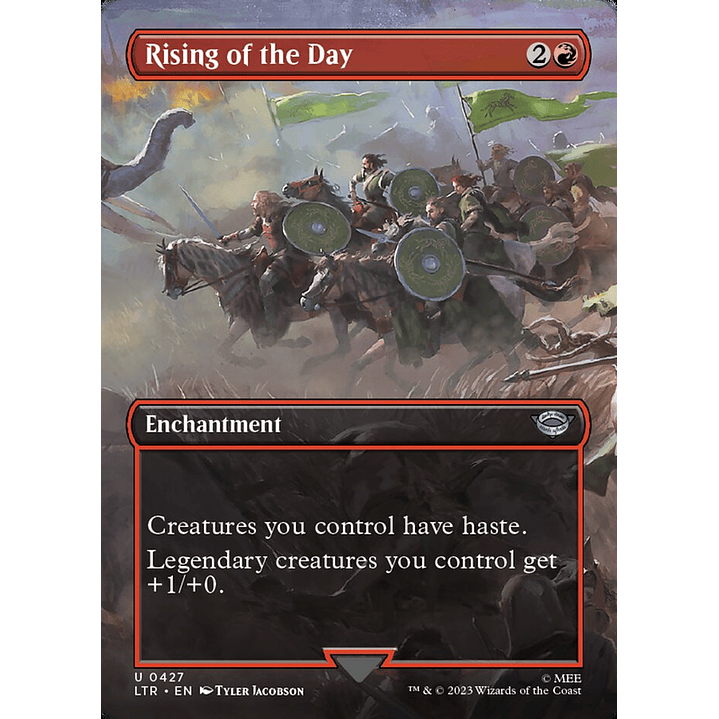 Rising of the Day (Borderless foil) | Inglés | NM | LTR 1
