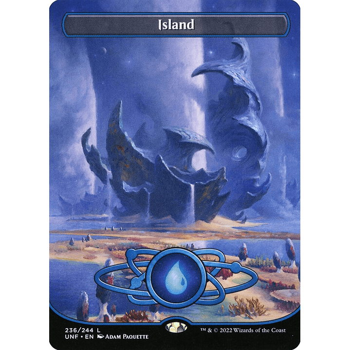 Island (Borderless foil) | Inglés | NM | UNF 1