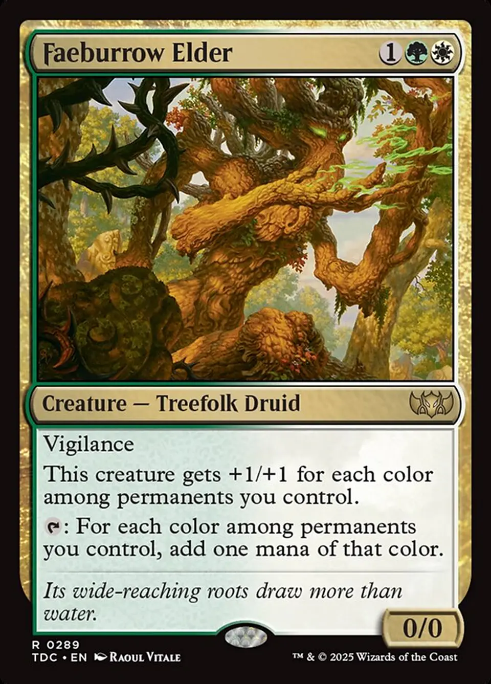 Faeburrow Elder | Inglés | NM | TDC 1