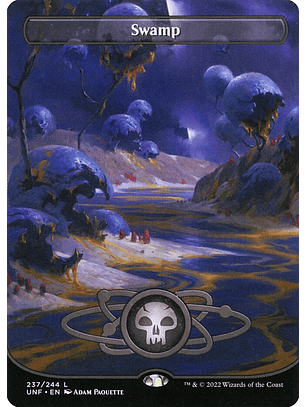 Swamp (Borderless foil) | Inglés | NM | UNF