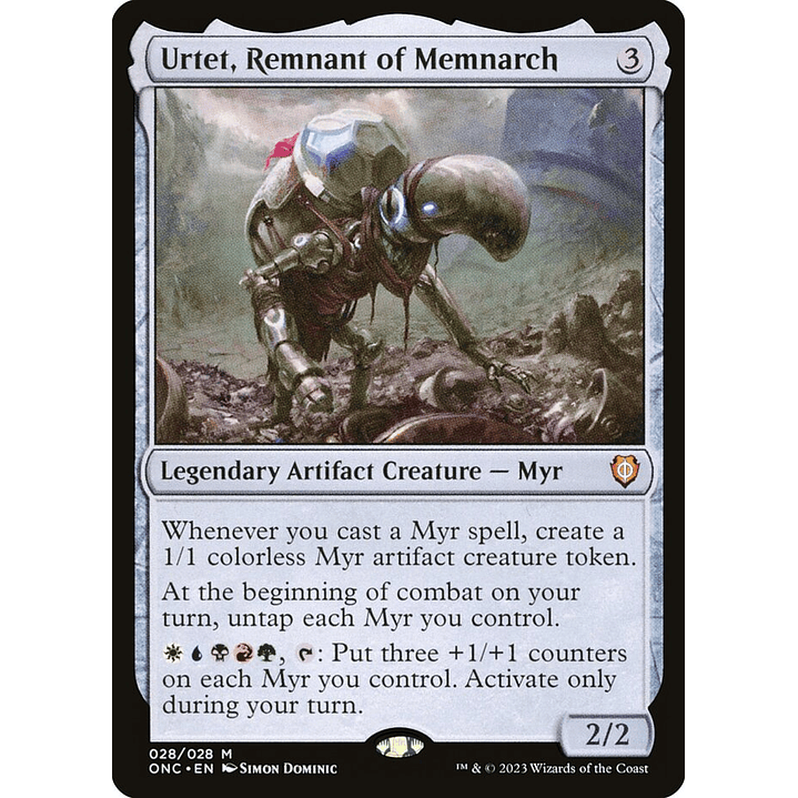 Urtet, Remnant of Memnarch | Inglés | NM | ONC 1