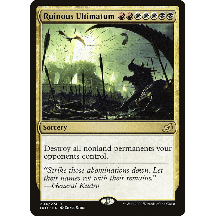 Ruinous Ultimatum | Inglés | NM | IKO 1