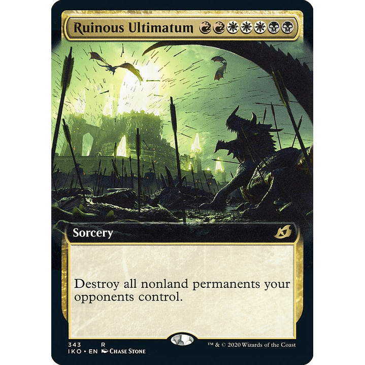 Ruinous Ultimatum (Extended Art) | Inglés | NM | IKO 1