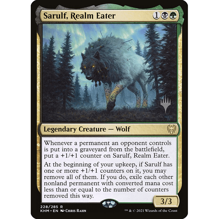 Sarulf, Realm Eater (foil) | Inglés | NM | PKHM 1