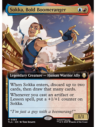 Sokka, Bold Boomeranger (Extended Art) | Inglés | NM | TLA
