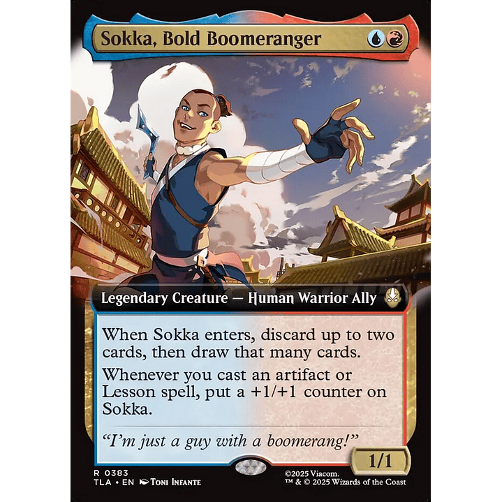Sokka, Bold Boomeranger (Extended Art) | Inglés | NM | TLA 1