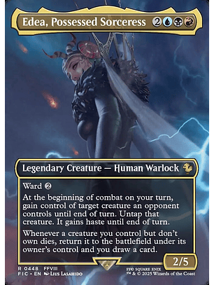 Edea, Possessed Sorceress (Borderless) | Inglés | NM | FIC