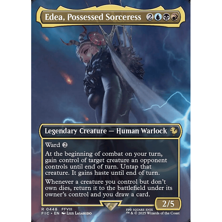 Edea, Possessed Sorceress (Borderless) | Inglés | NM | FIC 1