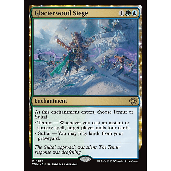 Glacierwood Siege | Inglés | NM | TDM 1