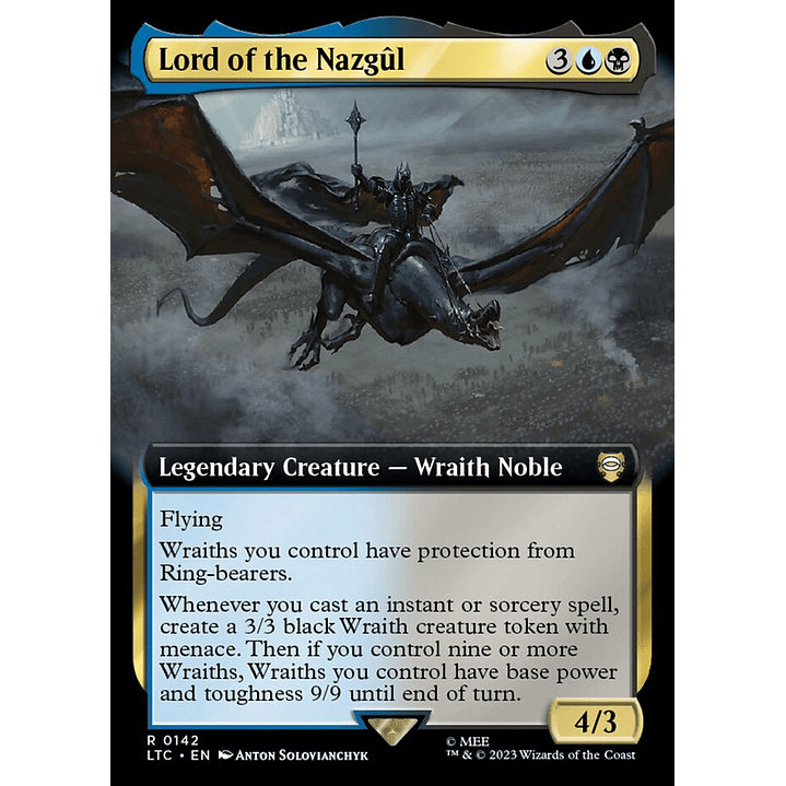 Lord of the Nazgûl (Extended Art) | Inglés | NM | LTC 1