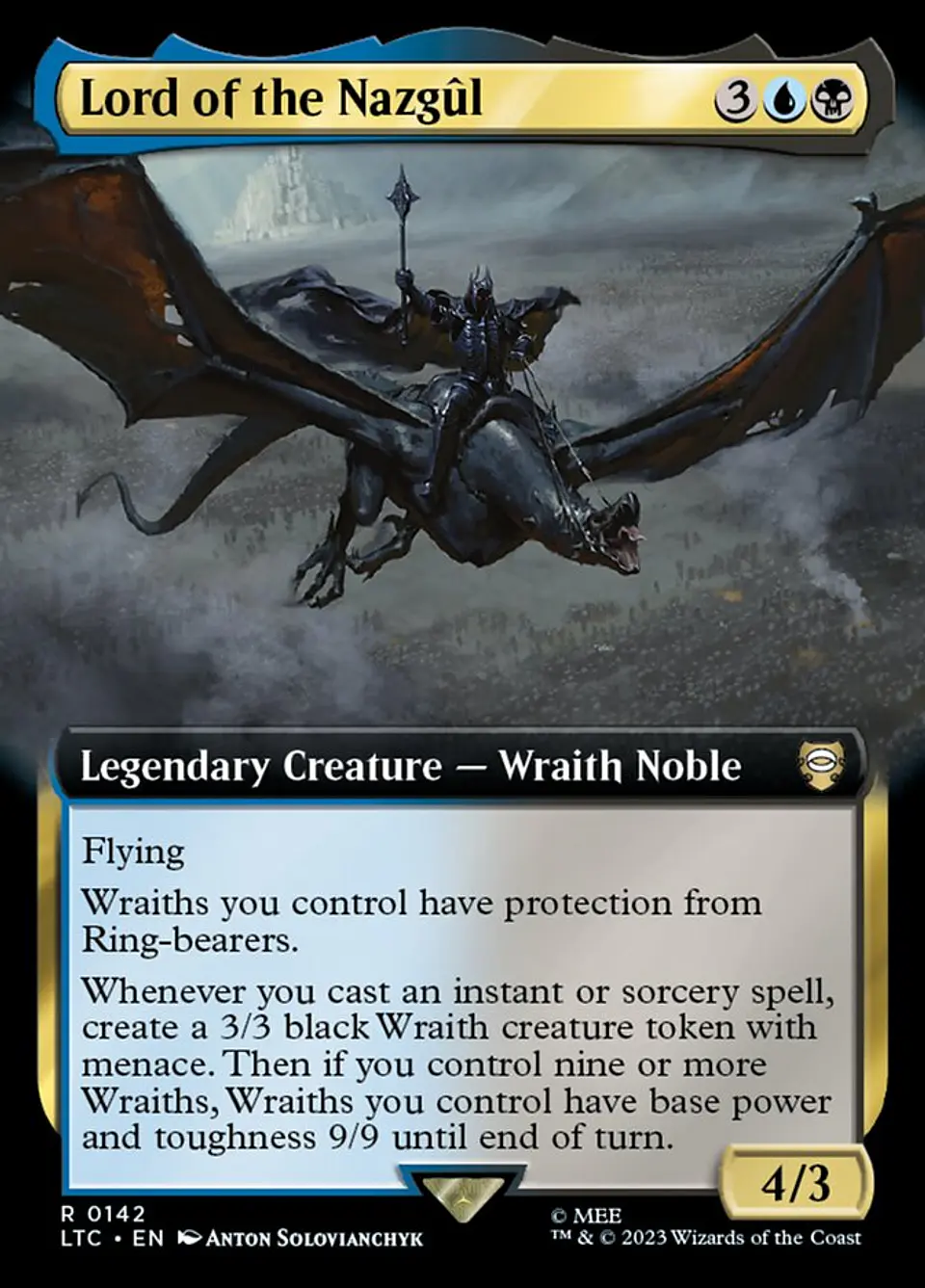 Lord of the Nazgûl (Extended Art) | Inglés | NM | LTC 1