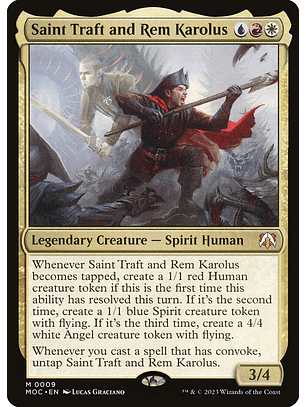 Saint Traft and Rem Karolus (foil) | Inglés | NM | MOC