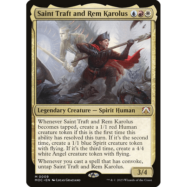 Saint Traft and Rem Karolus (foil) | Inglés | NM | MOC 1
