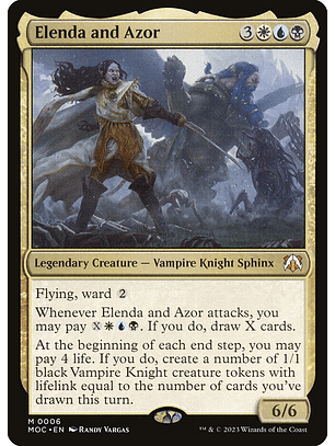 Elenda and Azor (foil) | Inglés | NM | MOC