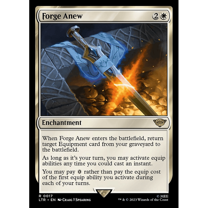 Forge Anew | Inglés | NM | LTR 1