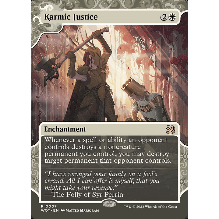 Karmic Justice (Showcase) | Inglés | NM | WOT 1