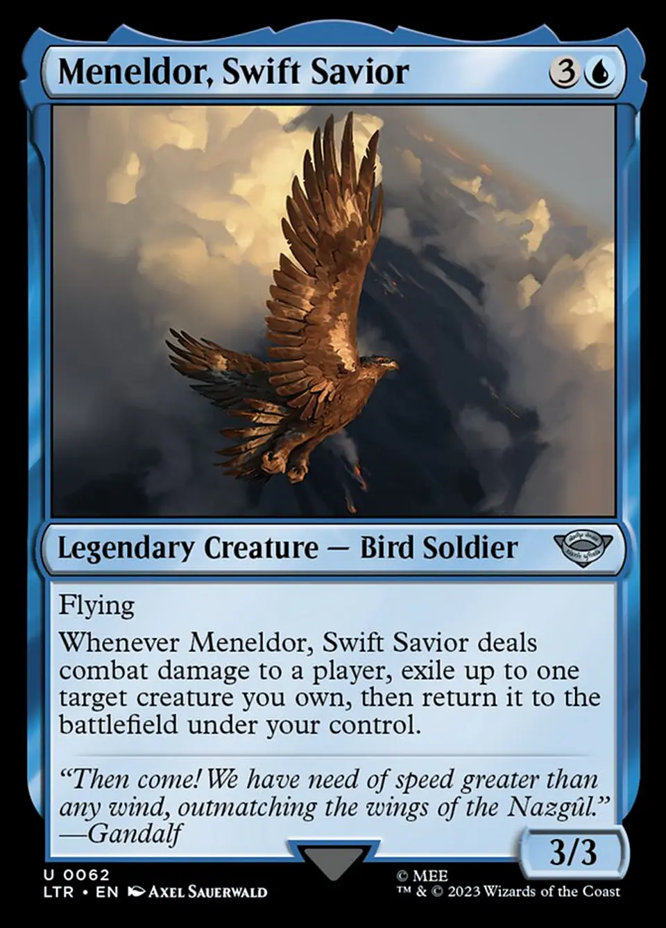 Meneldor, Swift Savior (foil) | Inglés | NM | LTR 1