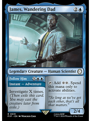 James, Wandering Dad // Follow Him | Inglés | NM | PIP