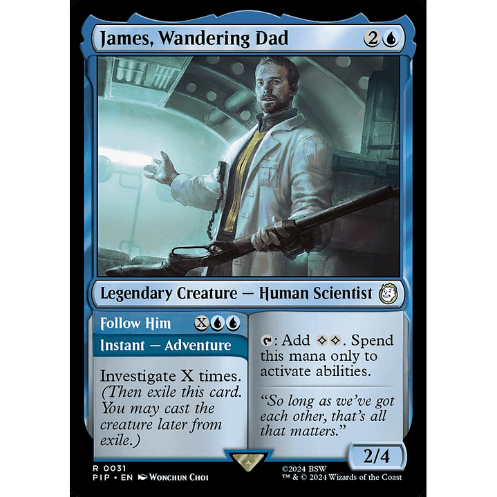 James, Wandering Dad // Follow Him | Inglés | NM | PIP 1