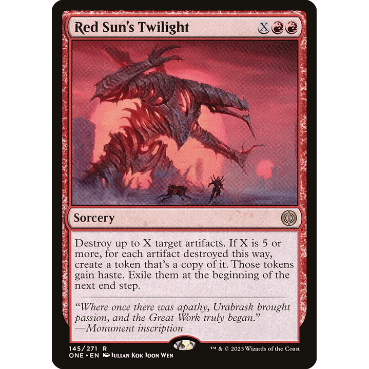 Red Sun's Twilight | Inglés | NM | ONE 1
