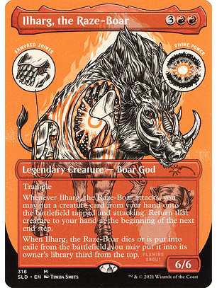 Ilharg, the Raze-Boar (Borderless) | Inglés | NM | SLD