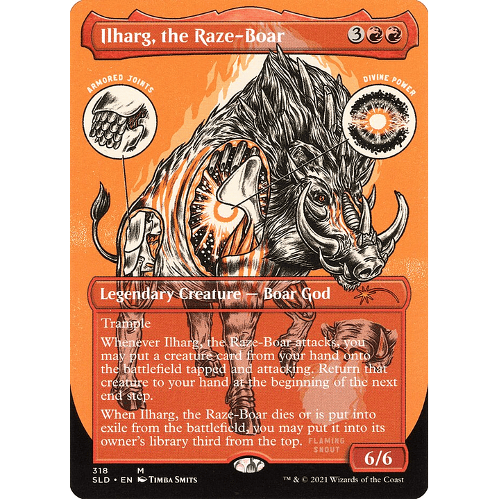 Ilharg, the Raze-Boar (Borderless) | Inglés | NM | SLD 1