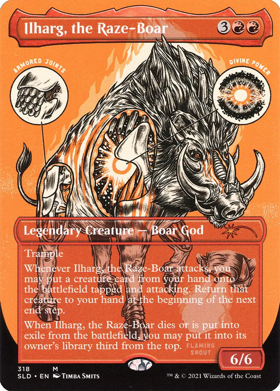 Ilharg, the Raze-Boar (Borderless) | Inglés | NM | SLD 1