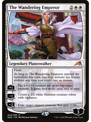 The Wandering Emperor (foil) | Español | NM | PNEO