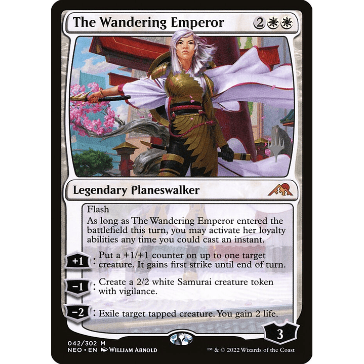 The Wandering Emperor (foil) | Español | NM | PNEO 1