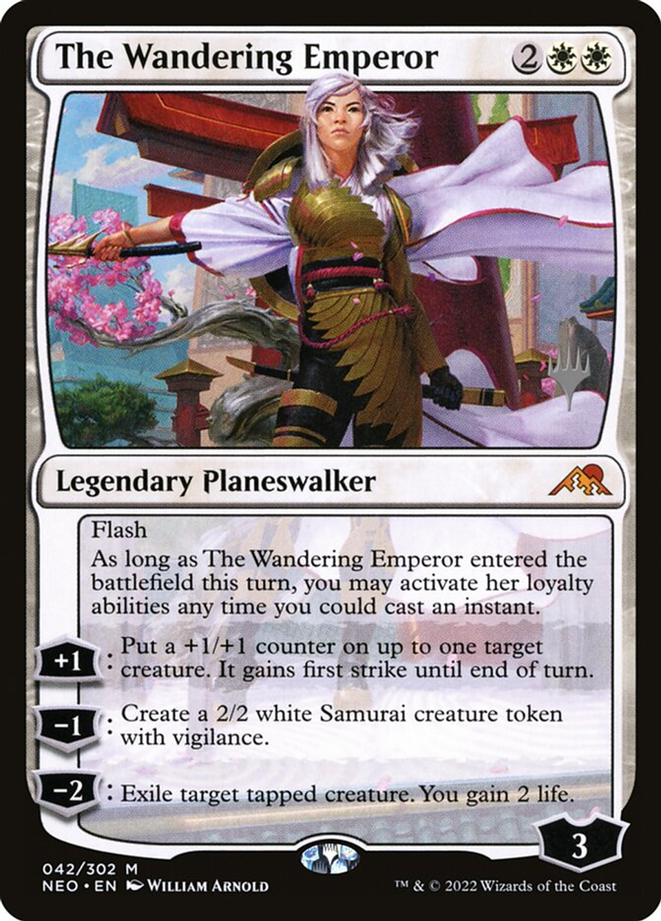 The Wandering Emperor (foil) | Español | NM | PNEO 1