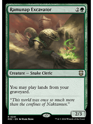 Ramunap Excavator (foil) | Inglés | NM | M3C