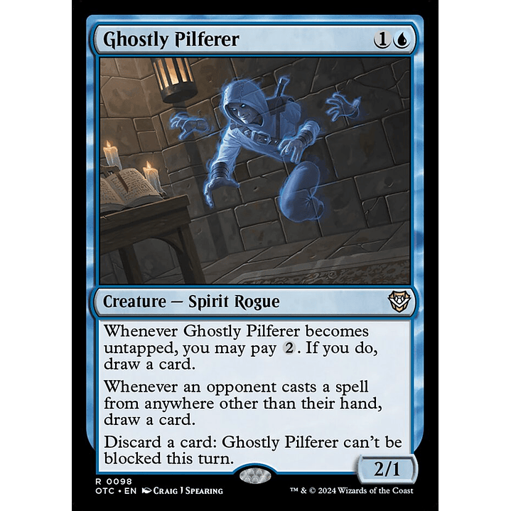 Ghostly Pilferer | Español | NM | OTC 1