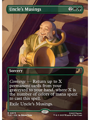 Uncle's Musings (Borderless foil) | Inglés | NM | TLE