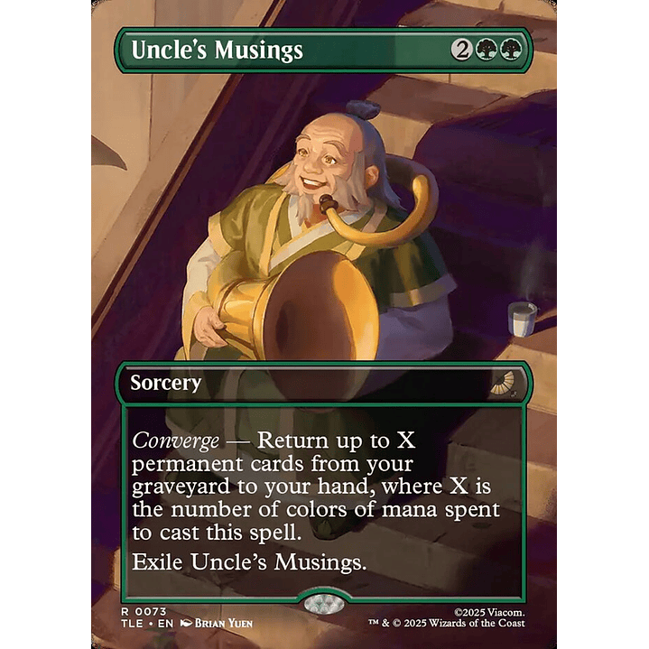 Uncle's Musings (Borderless foil) | Inglés | NM | TLE 1